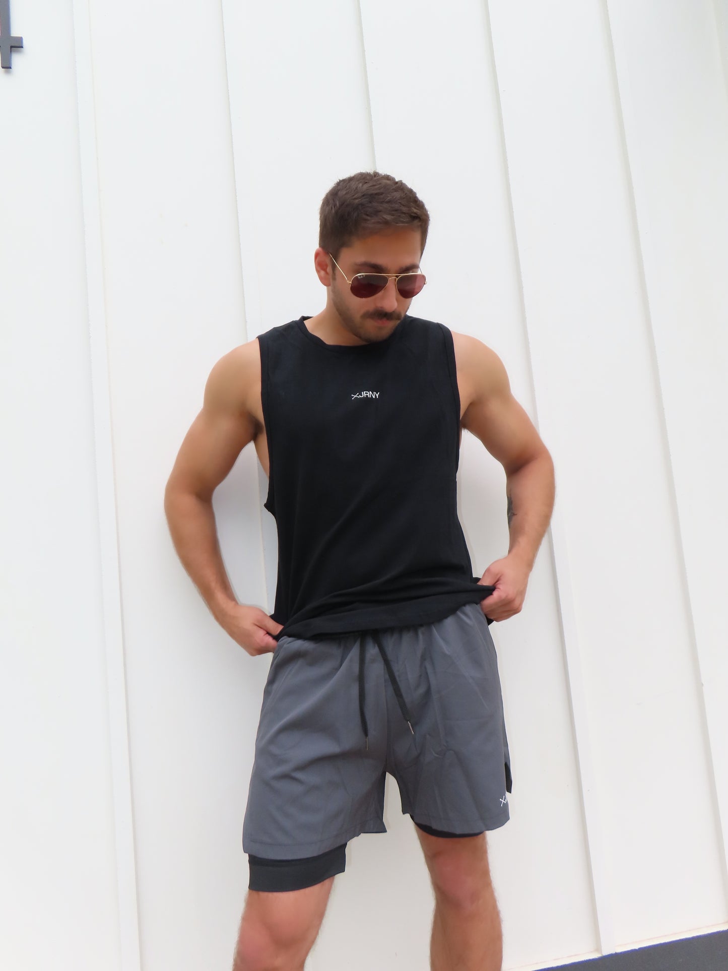 Elevated Grey Shorts