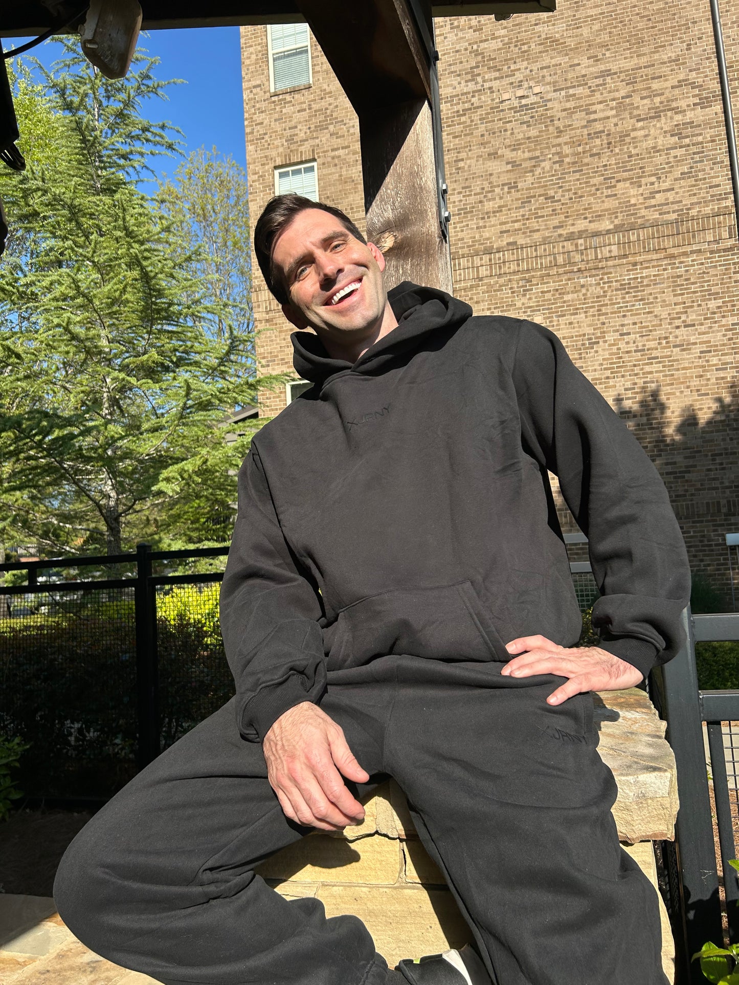 Infinite Black Hoodie